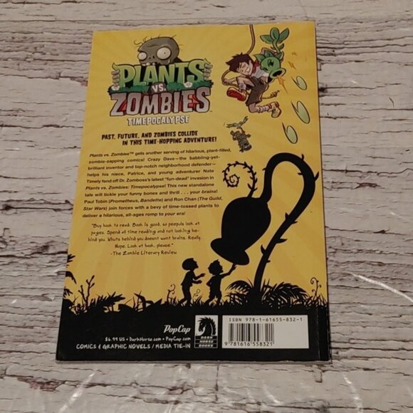 Timepocalypse Comic Book Plants Vs Zombies Kids Book - Picture 4 of 4